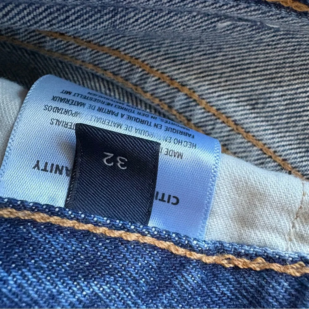 Citizens of Humanity Marlow‎ Long Denim Shorts Womens Size 32 Amaretto NWT
